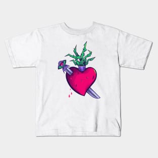 Heart Tattoo Kids T-Shirt